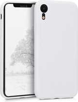 kwmobile telefoonhoesje voor Apple iPhone XR - Hoesje voor smartphone - Back cover in mat wit