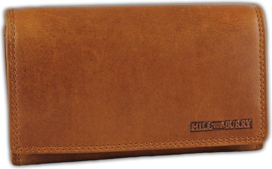 Hillburry VL77709 Portefeuille en cuir pour femme Portefeuille portefeuille marron