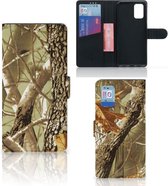 Beschermhoesje Geschikt voor Samsung Galaxy A02s Flip Cover Geschikt voor Samsung M02s Wallet Book Case Wildernis