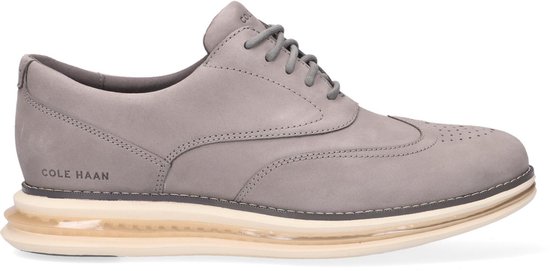 Cole Haan Original Grand Veterschoenen - Heren - Grijs - Maat 45 | bol.com