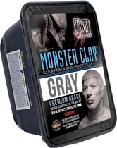 Monster Clay Gray - Gray (Grijs) Hard 4.5 lbs / 2.05 kg.