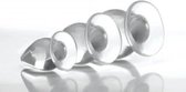 Triple Cones Anaalplug Set van 3 - Transparant
