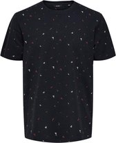Onspaxon Life Reg Aop Tee 22020969 Dark Navy