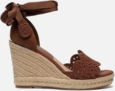 Tamaris Sandalen met sleehak bruin - Maat 41