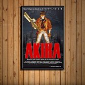 Akira Poster 3 - 21x30cm Canvas - Multi-color