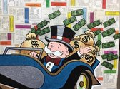 Alec Monopoly Classic Poster 17 - 60x80cm Canvas - Multi-color