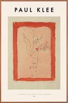 JUNIQE - Poster met kunststof lijst Klee - A Guardian Angel Serves a