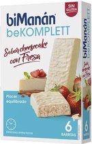 Bimana!n Bekomplett Barritas Chocolate Blanco, Cheesecake Y Fresa 6uds