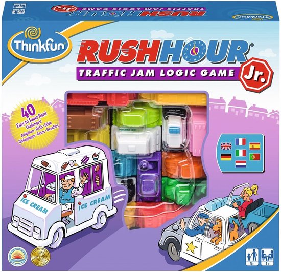Afbeelding van het spel ThinkFun Rush Hour Junior - Breinbreker