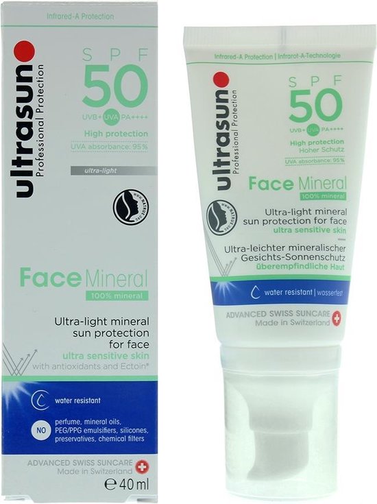 Ultrasun Face Mineral SPF50 40 ml bol