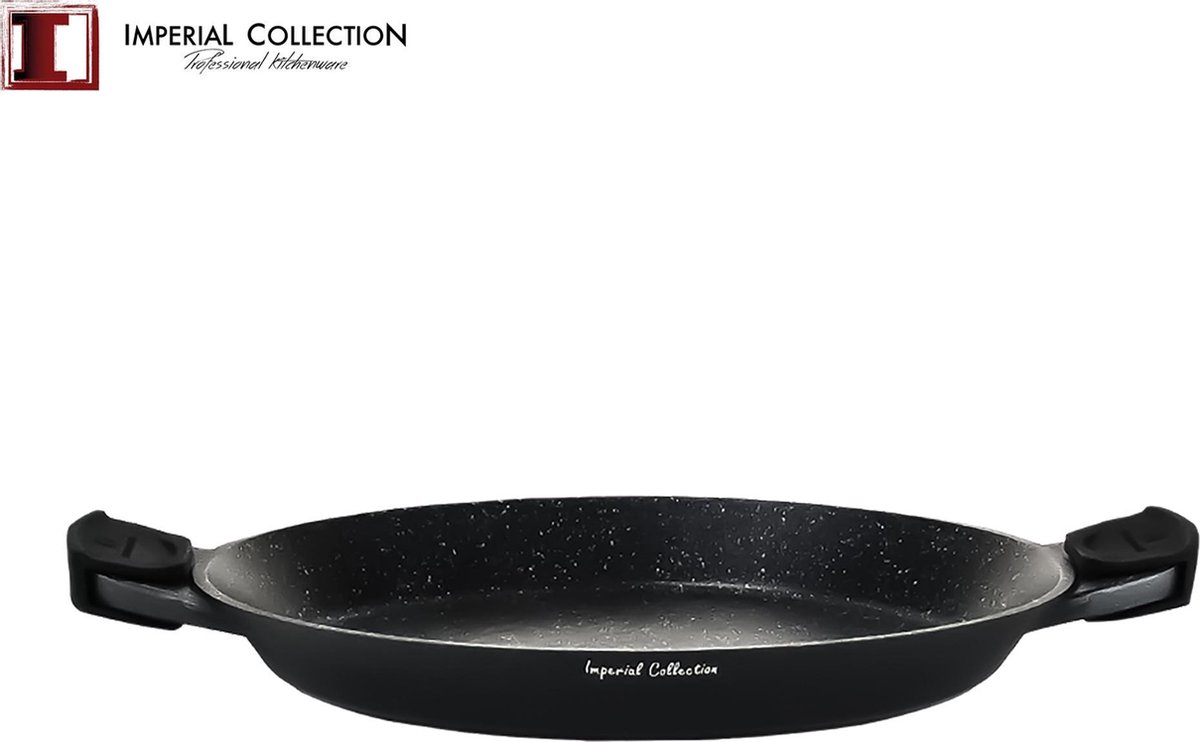 Imperial Collection IM-PL40M: Paellapan van 40 cm met siliconen handgrepen
