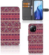 GSM Hoesje Xiaomi Mi 11 Bookcase Aztec Purple