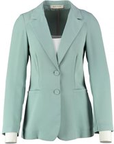 Amelie & amelie groene slim fit stretch blazer - valt kleiner - Maat M