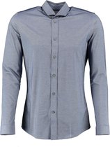 Drykorn blauw slim fit overhemd - valt kleiner - Maat XL