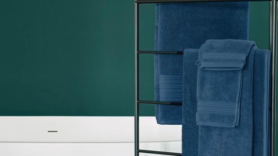 Beddinghouse Sheer - Douchehanddoek - Donker Blauw - 60x110 cm