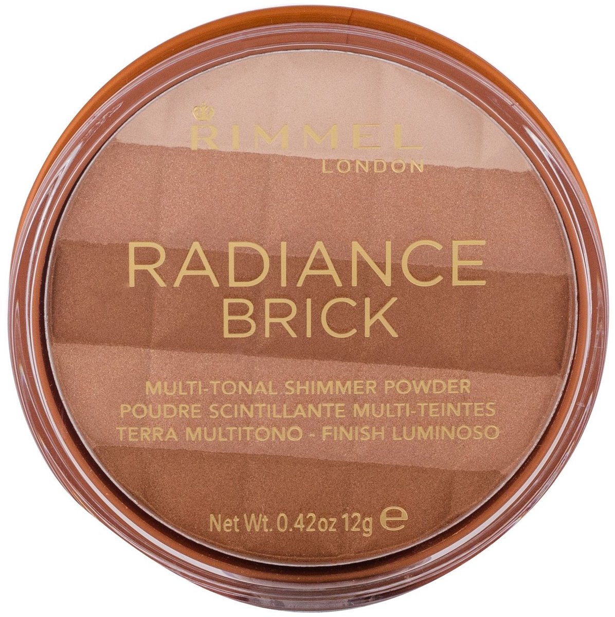 Bol.com Rimmel - Radiance Brick Bronzer - Pudrový bronzer 12 g 001 Light - aanbieding