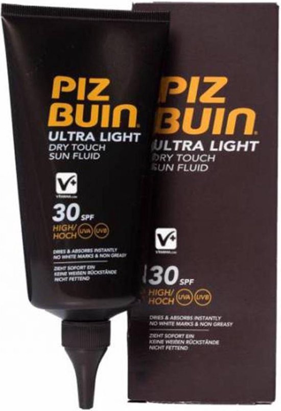 Piz Buin - Ultra Light Dry Touch Sun Fluid Spf 15 - Wishy-Fluid Lotion Spf  30 | bol.com