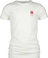 Vingino T-shirt Crew Jongens Katoen Wit Maat 116
