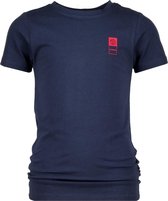 Vingino T-shirt Crew Jongens Katoen Donkerblauw Maat 110