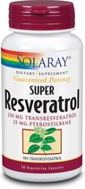 Solaray Super Resveratrol 250 Mg 30 Caps