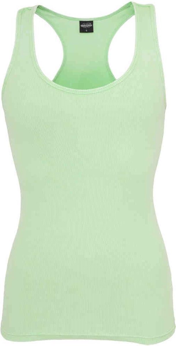 Urban Classics Mouwloze top -XS- Faded Groen