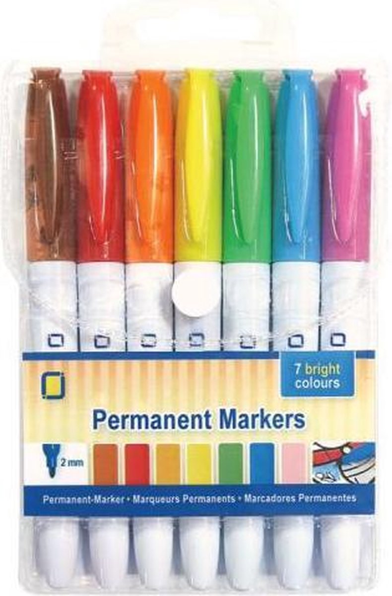 Permanent Markers 7pcs