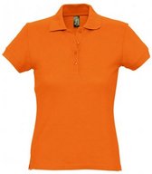 SOLS Dames/dames Passion Pique Poloshirt met korte mouwen (Oranje)