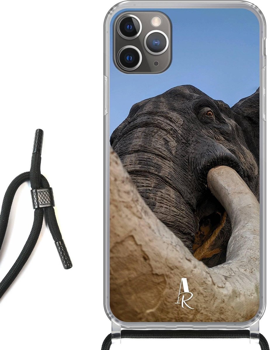 iPhone 11 Pro hoesje met koord - Elephant