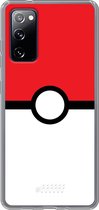 6F hoesje - geschikt voor Samsung Galaxy S20 FE - Transparant TPU Case - Pokeball #ffffff