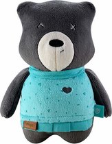 Myhummy Matt Slaapsensor Basic - Zwart/turquoise - White Noise Knuffel - Slaaptrainer - Slaaphulp