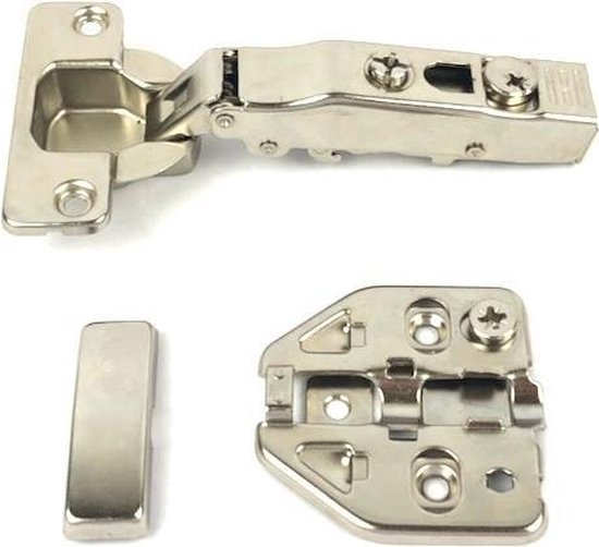 Push to open scharnier voorliggend 95° bol