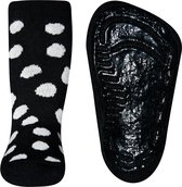 Ewers antislip sokken zwart met witte stippen