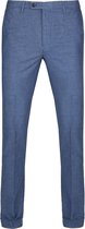 Suitable Pantalon Pisa Melange Blauw - maat 50