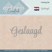 Card Deco Essentials - Dies - Geslaagd