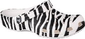 Crocs Classic Animal Print Clog 206676-1DE, Unisex, Wit, slippers, maat: 45/46 EU