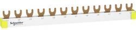 Schneider Electric R9XFH312 Jeu de barres de phase Grijs - blanc (RAL 7035) 63 A 500 V Type de conducteur : L