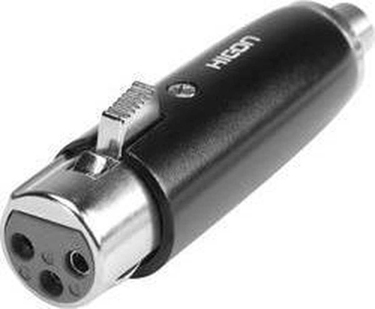 Hicon HI-X3CI-FF XLR-adapter XLR-bus - Cinch-koppeling Inhoud: 1 stuk(s)
