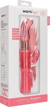 Rotating Dolphin - Pink - G-Spot Vibrators - Rabbit Vibrators - Classic Vibrators - Shots Toys New