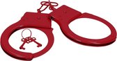 Metal Handcuffs - Red - Handcuffs - Valentine & Love Gifts - Cuffs