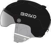 Briko Ambra Visor Photo Skihelm Matt Shiny Black - Maat XL