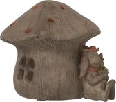 J-Line Konijn Aan Huis Polyresin Bruin