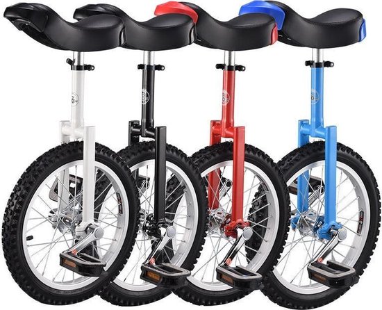 Eenwieler fietsen scooter circus fiets jeugd volwassen balans oefening enkel wiel fiets aluminium wiel [geel/16 inch]