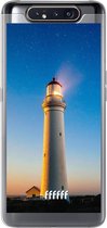 6F hoesje - geschikt voor Samsung Galaxy A80 -  Transparant TPU Case - Lighthouse #ffffff