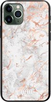 iPhone 11 Pro Hoesje TPU Case - Peachy Marble #ffffff