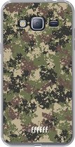 Samsung Galaxy J3 (2016) Hoesje Transparant TPU Case - Digital Camouflage #ffffff