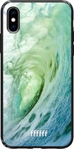 iPhone Xs Hoesje TPU Case - It's a Wave #ffffff