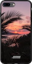 iPhone 8 Plus Hoesje TPU Case - Pretty Sunset #ffffff