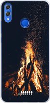 Honor 8X Hoesje Transparant TPU Case - Bonfire #ffffff