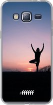 Samsung Galaxy J3 (2016) Hoesje Transparant TPU Case - Vriksasana #ffffff
