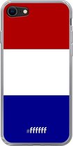 6F hoesje - geschikt voor iPhone SE (2020) - Transparant TPU Case - Nederlandse vlag #ffffff